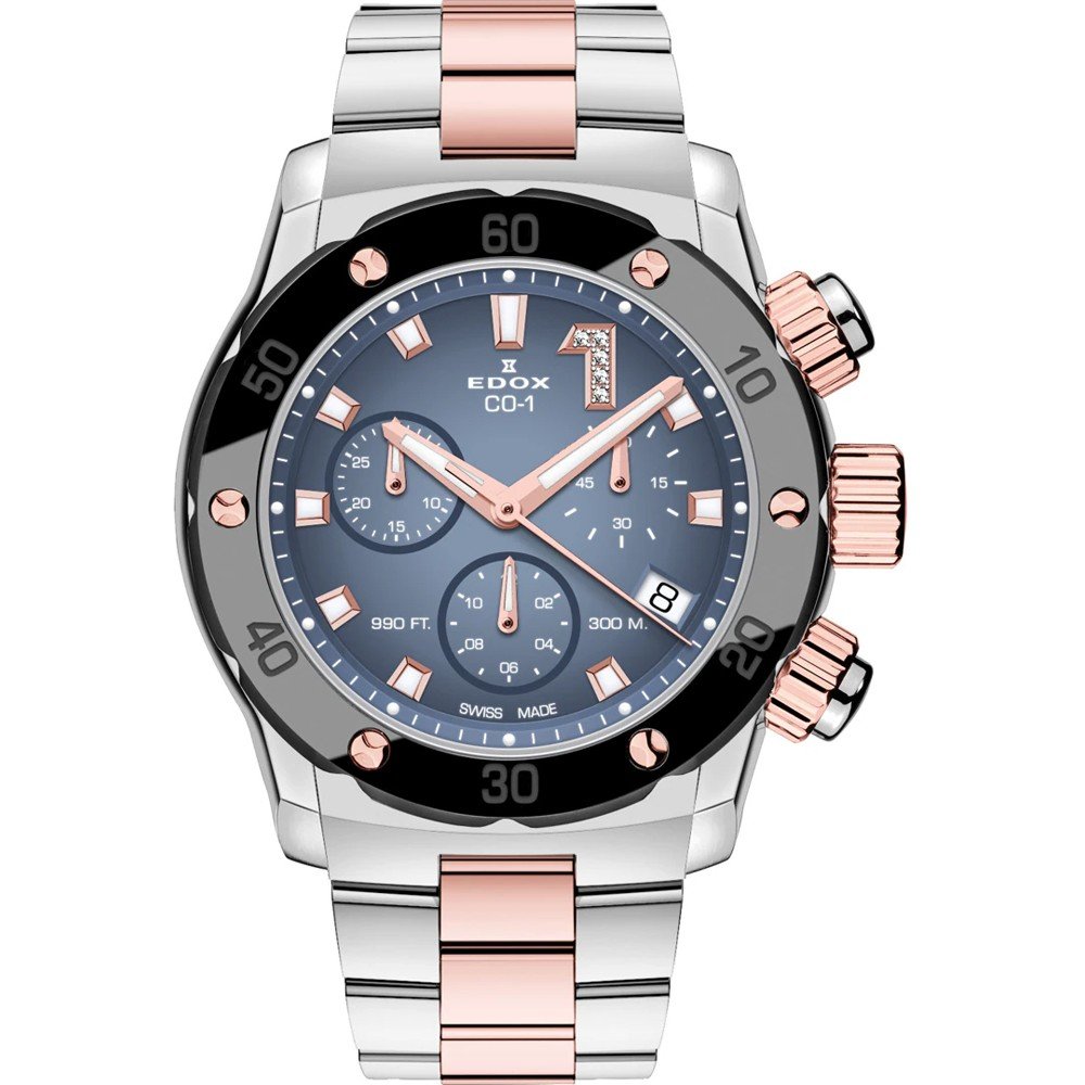 Edox CO-1 10255-357RM-BUIDR Co-1 Chronolady Uhr