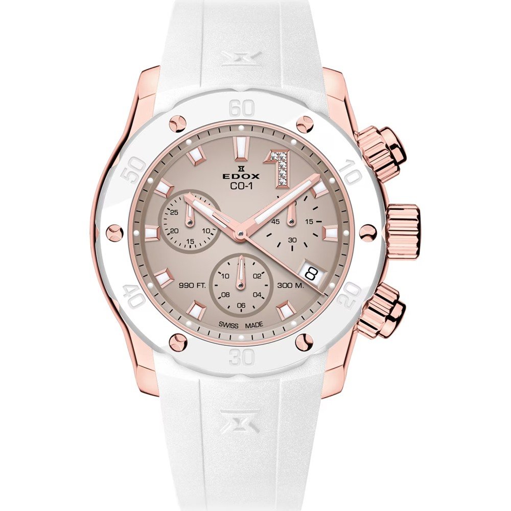 Edox CO-1 10255-37RBCAB-BEIDR Co-1 Chronolady Uhr