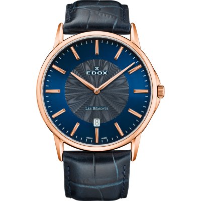 Edox 56001-37R-BUIR Les Bémonts Uhr