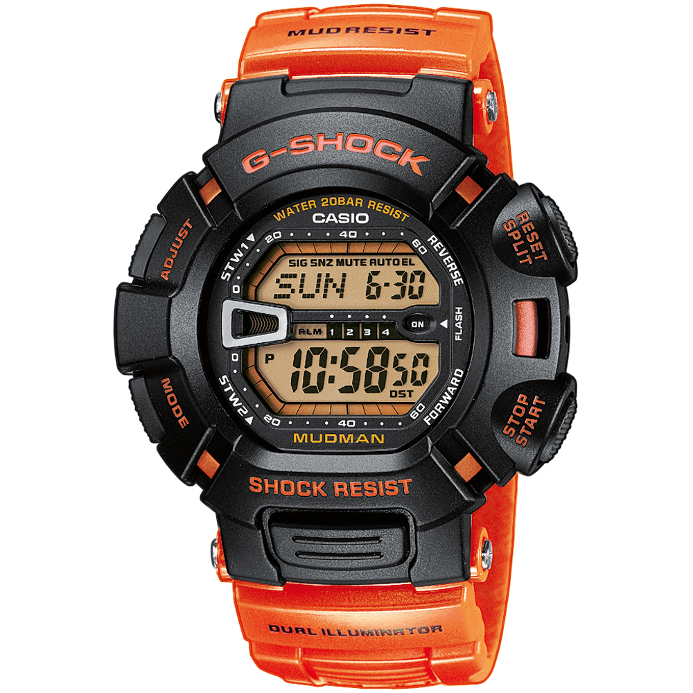 G-Shock Classic Style G-9000R-4 Mudman Uhr