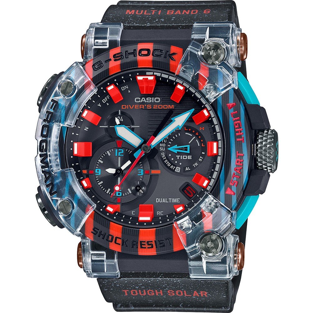 G-Shock Frogman GWF-A1000APF-1AER Frogman - Poison dart frog Uhr