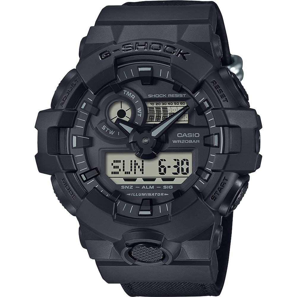 G Shock Classic Style GA 700BCE 1AER Utility Black Uhr