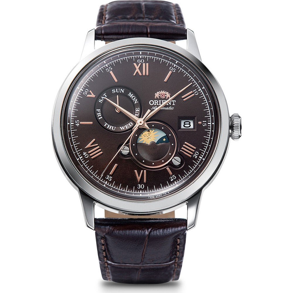 Orient Bambino RA-AK0804Y10B Bambino Sun & Moon Uhr