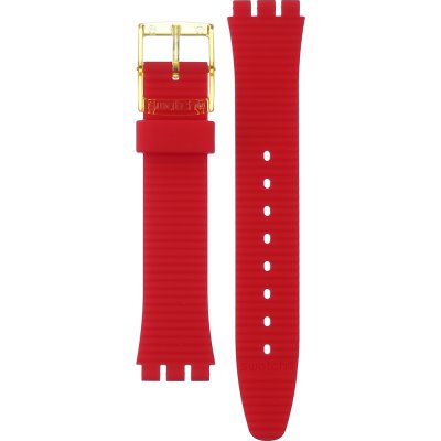 - • SUO/SO29/SO32 Rebel Händler Band Red Swatch Offizieller Plastic ASUOR701 SUOR701 • NewGent