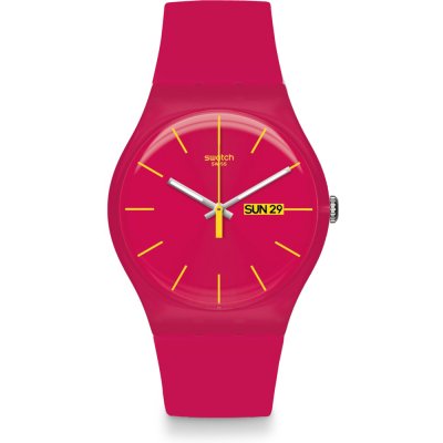 Swatch Originals Large (41mm) SUOR704 Rubine Rebel Uhr