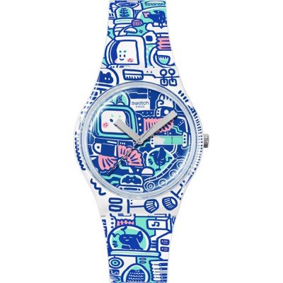 Swatch Originals Medium (34mm) SO28Z702 B-Bot Uhr