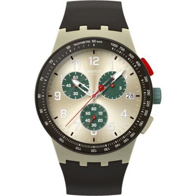 Swatch New Chrono Plastic SUST402 Obsidian Ink Uhr