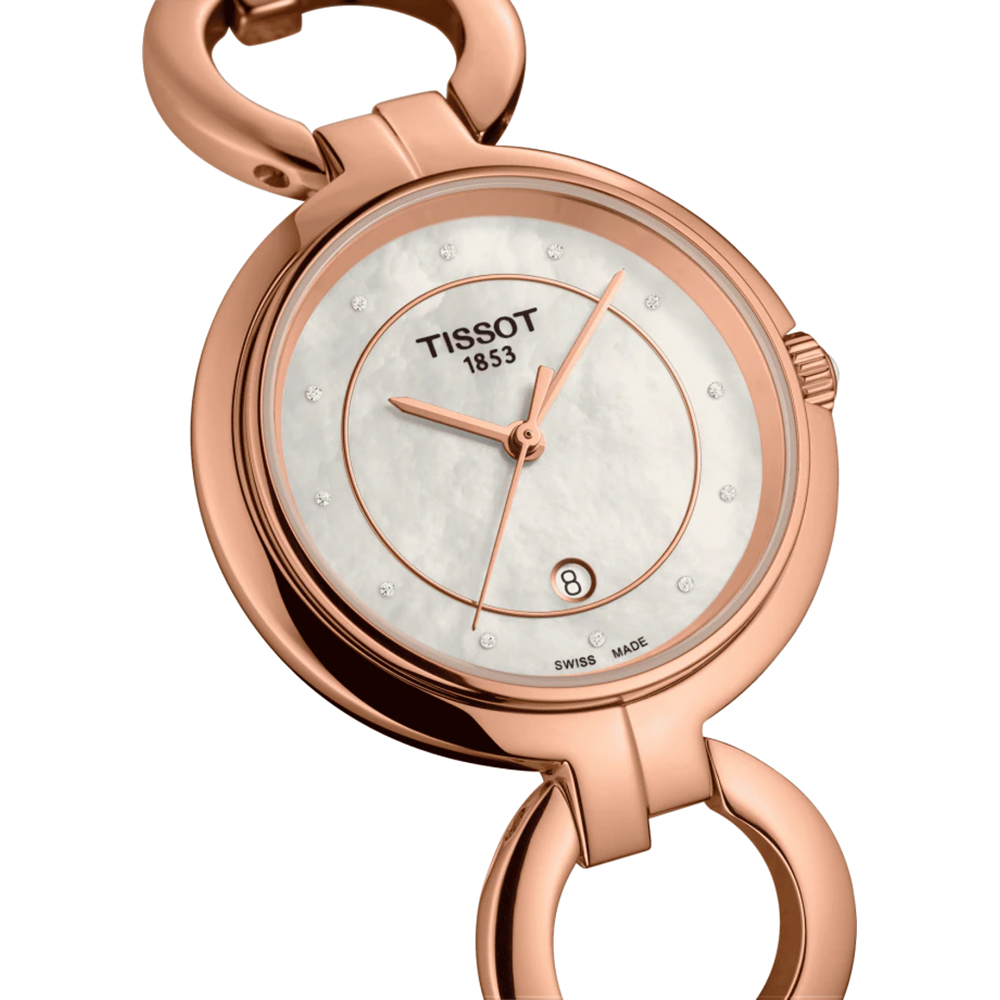 tissot flamingo women's watch